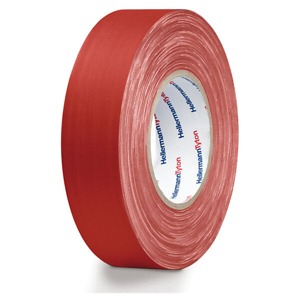 HellermannTyton Gewebeband rot HTAPE TEX RD 19x50m